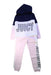 A Navy Pants Sets from Juicy Couture in size 7Y for girl. (Front View)