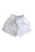 A White Shorts from Mayoral in size 5T for girl. (Front View)