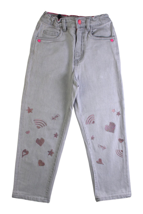 A Grey Jeans from Billieblush in size 5T for girl. (Front View)