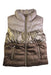 A Brown Outerwear Vests from Mayoral in size 12Y for girl. (Front View)