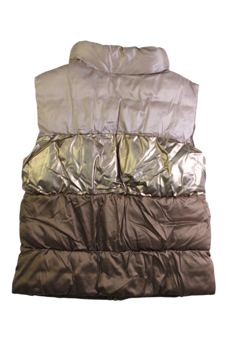 A Brown Outerwear Vests from Mayoral in size 12Y for girl. (Back View)
