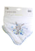 A White Bibs from Mothercare in size 3-6M for girl. (Front View)