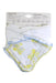 A White Bibs from Mothercare in size 3-6M for girl. (Back View)