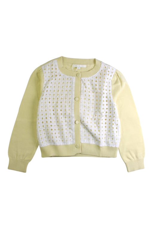 A Yellow Cardigans from Nicholas & Bears in size 8Y for girl. (Front View)