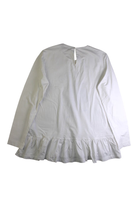 A White Long Sleeve Tops from Monnalisa in size 12Y for girl. (Back View)