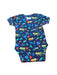 A Blue Short Sleeve Bodysuits from Piccalilly in size 12-18M for neutral. (Back View)