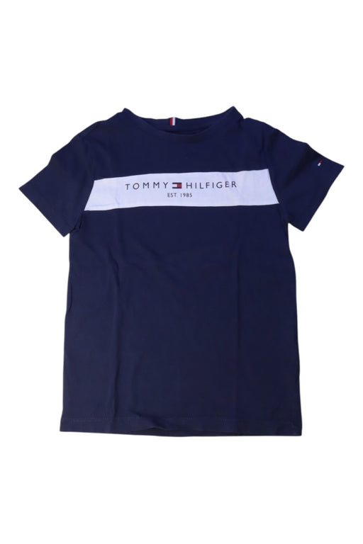 A Navy Short Sleeve T Shirts from Tommy Hilfiger in size 8Y for boy. (Front View)