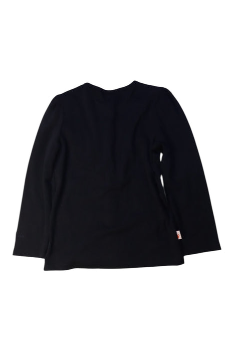 A Black Cardigans from As Know As Ponpoko in size 5T for girl. (Back View)