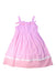 A Pink Sleeveless Dresses from Chickeeduck in size 7Y for girl. (Front View)