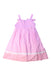 A Pink Sleeveless Dresses from Chickeeduck in size 7Y for girl. (Back View)
