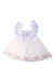 A White Sleeveless Dresses from Monsoon in size 8Y for girl. (Front View)
