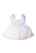 A White Sleeveless Dresses from Monsoon in size 8Y for girl. (Back View)