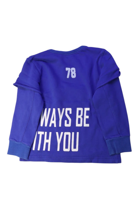 A Purple Long Sleeve T Shirts from As Know As Ponpoko in size 5T for neutral. (Back View)