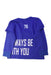 A Purple Long Sleeve T Shirts from As Know As Ponpoko in size 5T for neutral. (Back View)