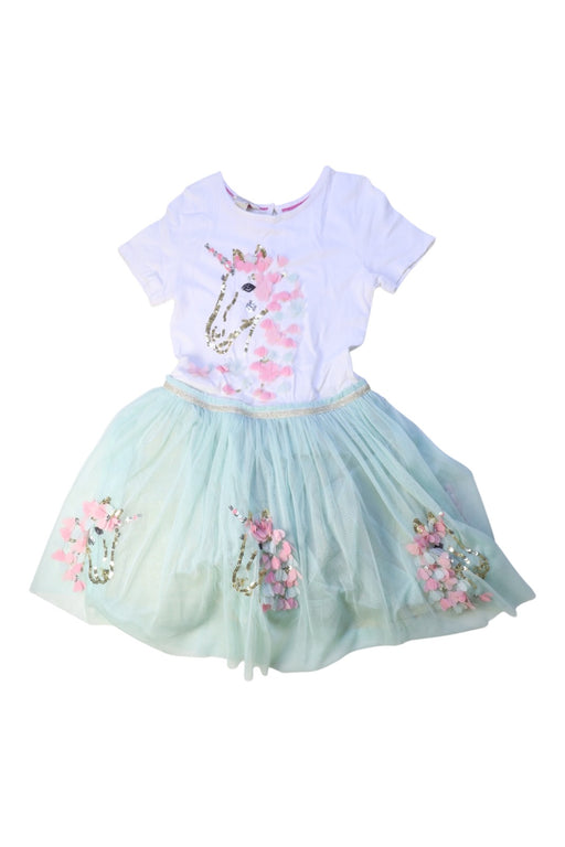 A White Skirt Sets from Monsoon in size 7Y for girl. (Front View)