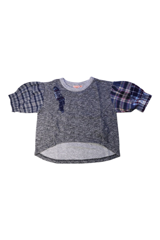 A Grey Crewneck Sweatshirts from As Know As Ponpoko in size 5T for girl. (Front View)