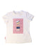 A White Short Sleeve T Shirts from Nicholas & Bears in size 6T for girl. (Front View)