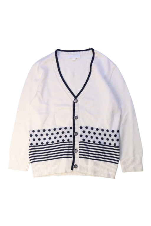 A White Cardigans from Nicholas & Bears in size 4T for girl. (Front View)