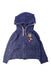 A Blue Zippered Sweatshirts from As Know As Ponpoko in size 5T for boy. (Front View)