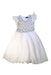 A White Short Sleeve Dresses from Paisley of London in size 7Y for girl. (Front View)
