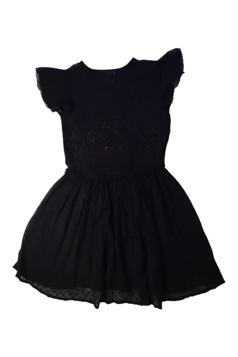 A Black Short Sleeve Dresses from Desigual in size 7Y for girl. (Back View)