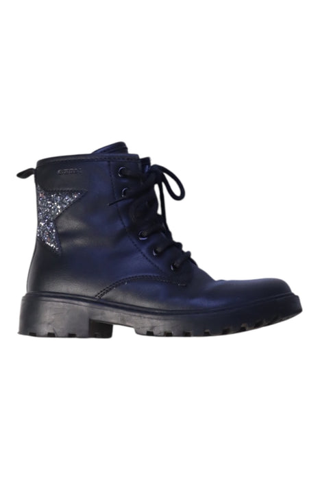 A Black Casual Boots from Geox in size 6T for neutral. (Front View)