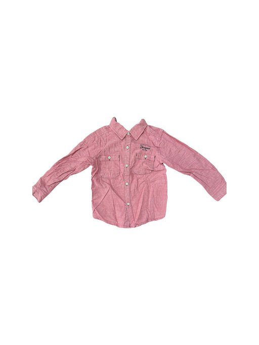 A Pink Long Sleeve Shirts from Chevignon in size 4T for boy. (Front View)