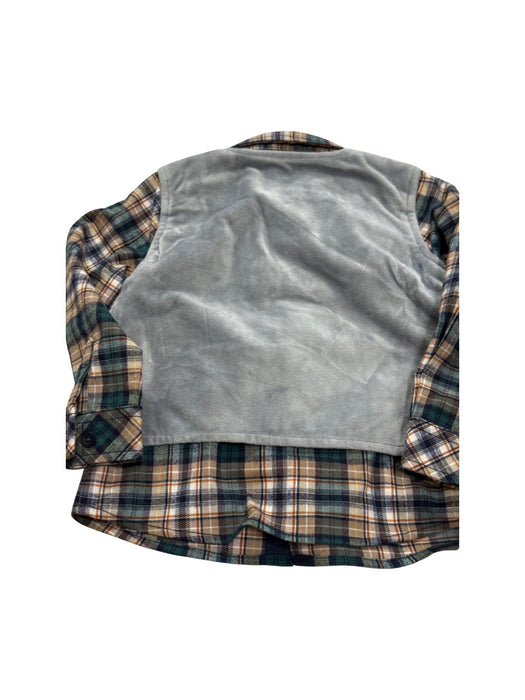 A Grey Long Sleeve Shirts from Chickeeduck in size 18-24M for boy. (Back View)