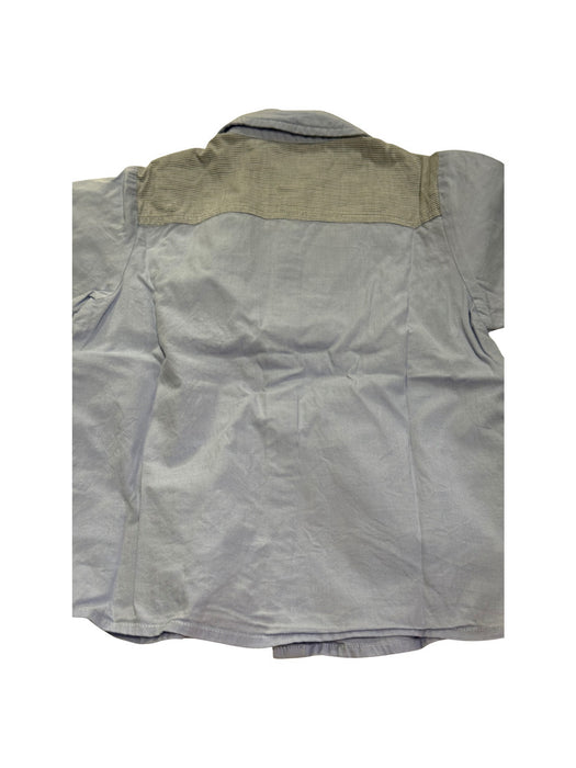 A Grey Short Sleeve Shirts from Chickeeduck in size 4T for neutral. (Back View)