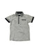 A Grey Short Sleeve Polos from Chickeeduck in size 2T for boy. (Front View)