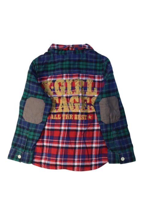A Red Long Sleeve Shirts from X-girl in size 2T for boy. (Back View)
