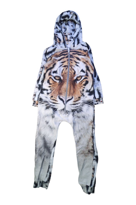 A Grey Long Sleeve Jumpsuits from Popupshop in size 6T for boy. (Front View)