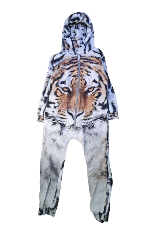 A Grey Long Sleeve Jumpsuits from Popupshop in size 6T for boy. (Front View)