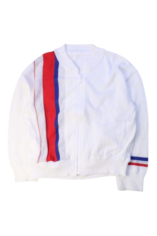 A White Cardigans from Comme Ca Ism in size 2T for boy. (Front View)