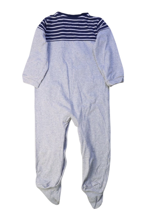 A Grey Long Sleeve Rompers from Tommy Hilfiger in size 6-12M for boy. (Back View)