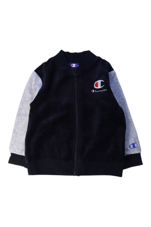 A Black Lightweight Jackets from Champion in size 2T for boy. (Front View)