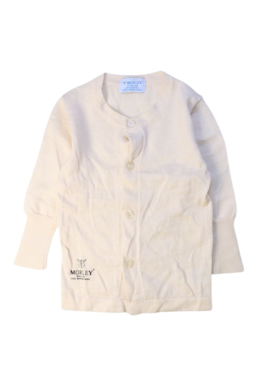 A Ivory Cardigans from Morley in size 12-18M for neutral. (Front View)