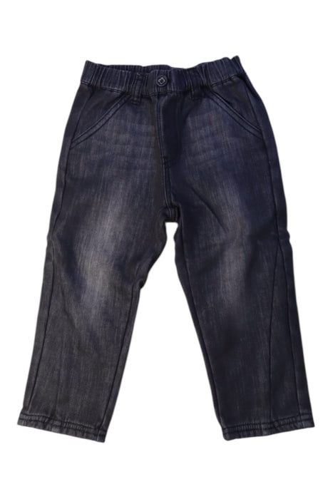 A Blue Jeans from Chickeeduck in size 18-24M for boy. (Front View)