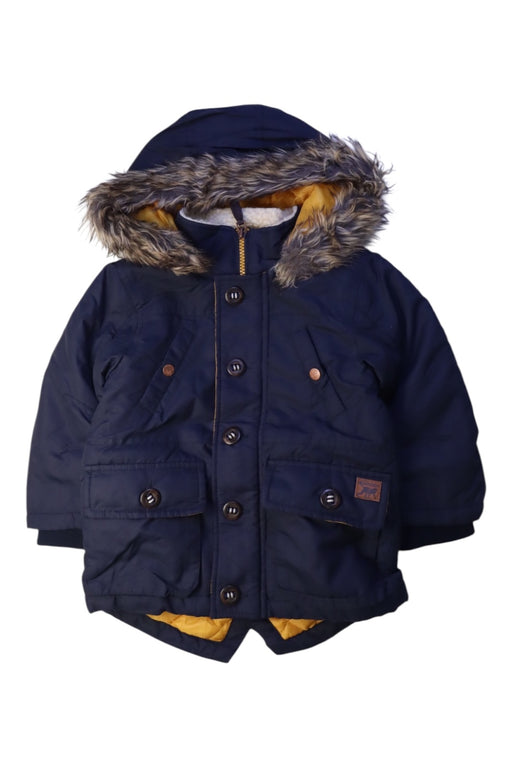 A Navy Puffer/Quilted Coats & Outerwear from Monsoon in size 2T for boy. (Front View)