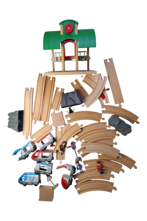 A Multicolour Cars Trucks Trains & Remote Control from Brio in size O/S for neutral. (Front View)