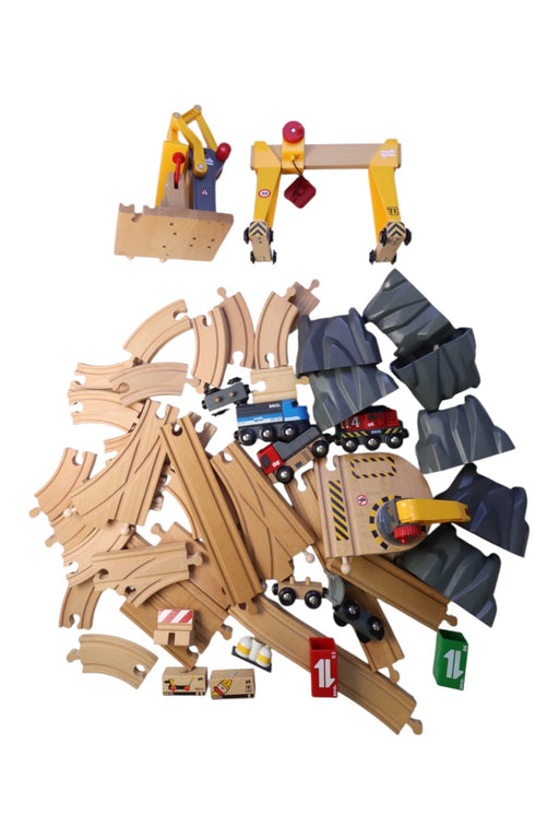 A Multicolour Cars Trucks Trains & Remote Control from Brio in size O/S for neutral. (Front View)