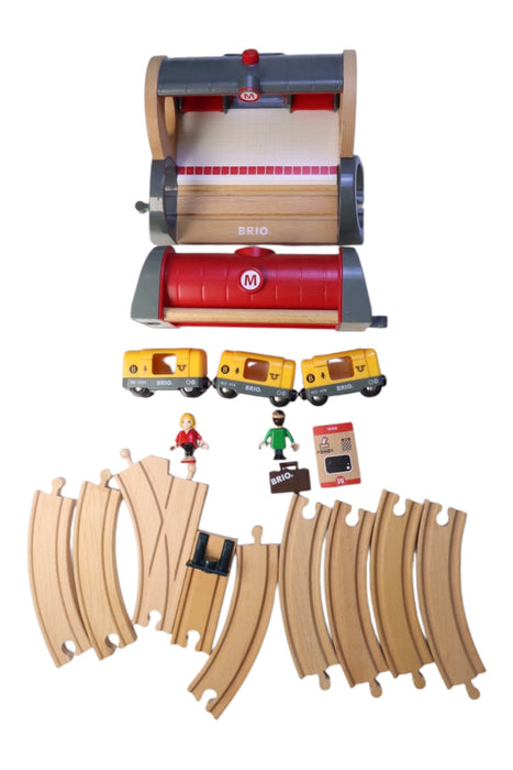 A Multicolour Cars Trucks Trains & Remote Control from Brio in size O/S for neutral. (Front View)