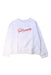 A White Crewneck Sweatshirts from Emile et Ida in size 8Y for girl. (Front View)
