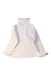 A White Long Sleeve Tops from DPAM in size 3-6M for girl. (Back View)