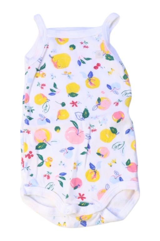 A Multicolour Sleeveless Bodysuits from Petit Bateau in size 0-3M for girl. (Front View)