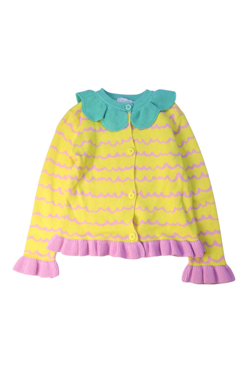 A Yellow Cardigans from Stella McCartney in size 4T for girl. (Front View)