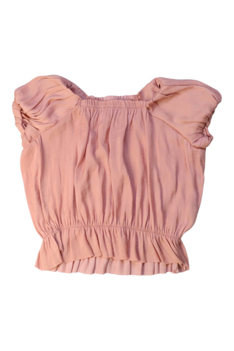 A Pink Sleeveless Tops from Maileg in size 4T for girl. (Front View)