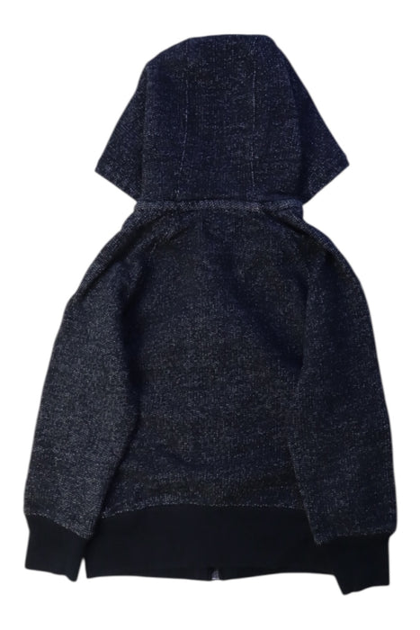 A Black Hooded Sweatshirts from Roots in size 2T for boy. (Back View)