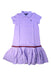A Purple Short Sleeve Dresses from Polo Ralph Lauren in size 8Y for girl. (Front View)