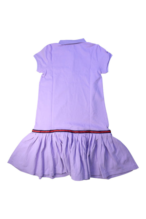 A Purple Short Sleeve Dresses from Polo Ralph Lauren in size 8Y for girl. (Back View)